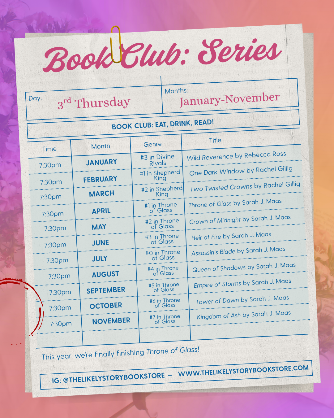 Perfect Pair Book Club Membership